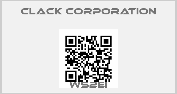 Clack Corporation-WS2EIprice