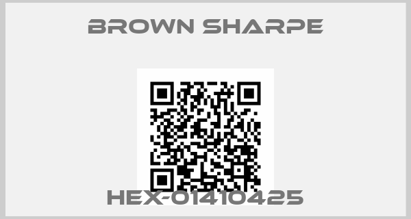 Brown Sharpe-HEX-01410425price