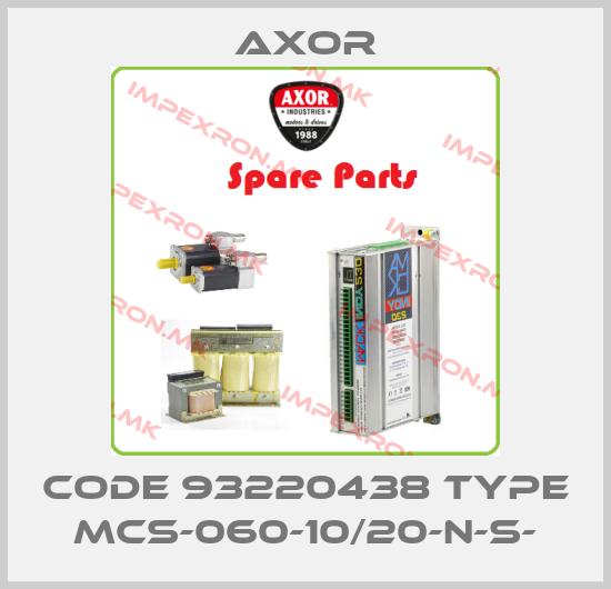 AXOR-Code 93220438 Type MCS-060-10/20-N-S-price