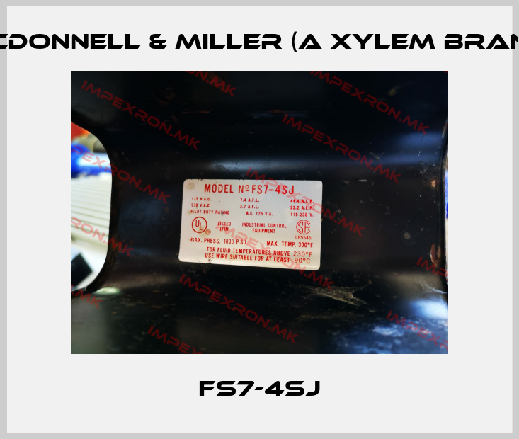 McDonnell & Miller (a xylem brand)-FS7-4SJprice