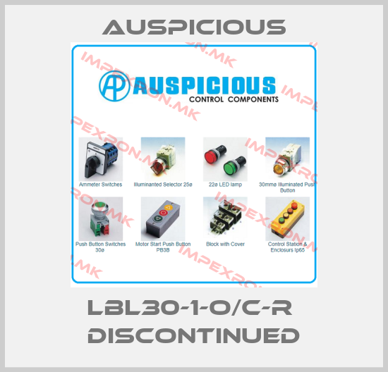 Auspicious-LBL30-1-O/C-R  discontinuedprice