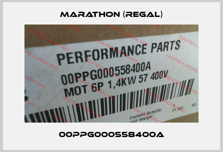 Marathon (Regal)-00PPG000558400Aprice