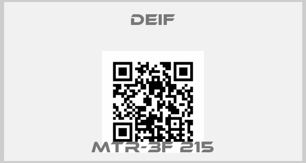 Deif-MTR-3F 215price