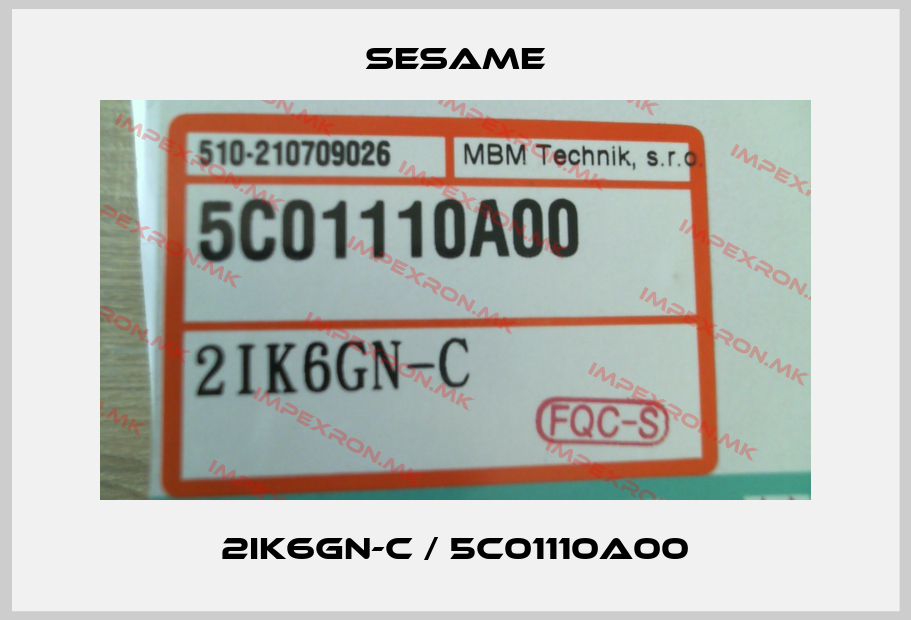Sesame-2IK6GN-C / 5C01110A00price