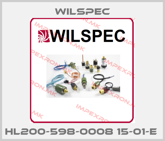 Wilspec-HL200-598-0008 15-01-E price