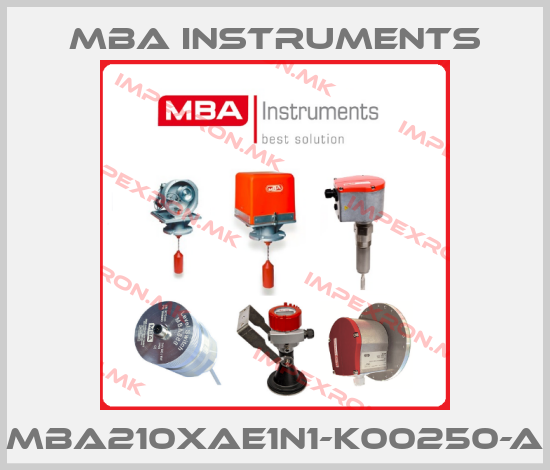 MBA Instruments-MBA210XAE1N1-K00250-Aprice