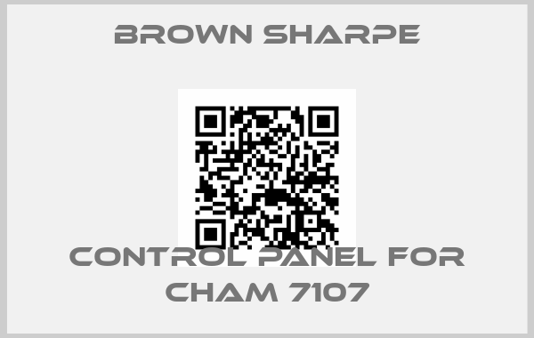 Brown Sharpe-control panel for CHAM 7107price