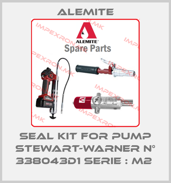 Alemite-SEAL KIT FOR PUMP STEWART-WARNER N° 338043D1 SERIE : M2 price