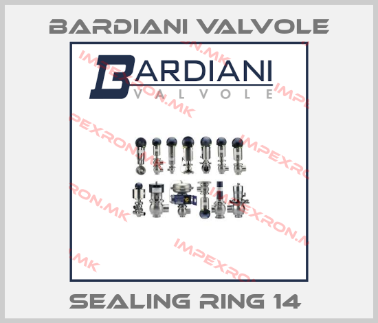 Bardiani Valvole-SEALING RING 14 price