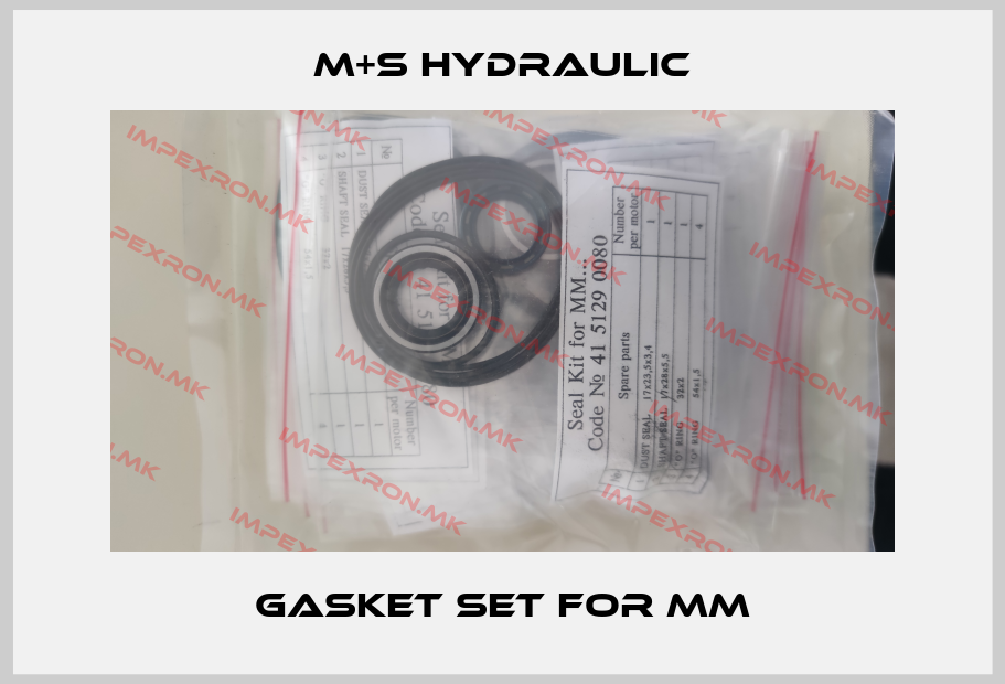 M+S HYDRAULIC-Gasket set for MMprice