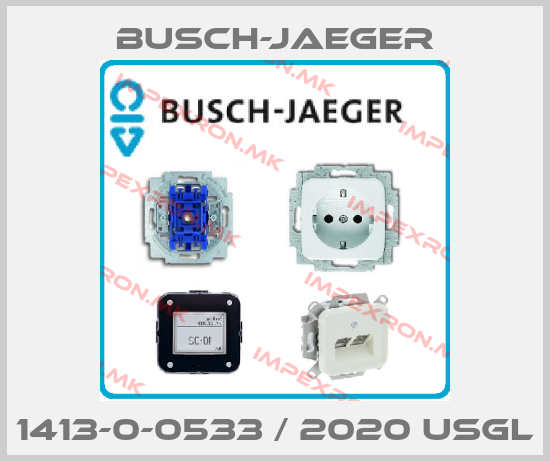 Busch-Jaeger-1413-0-0533 / 2020 USGLprice