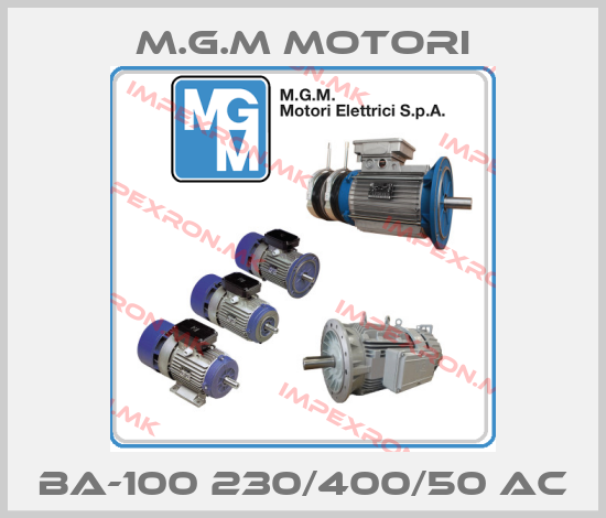 M.G.M MOTORI-BA-100 230/400/50 ACprice