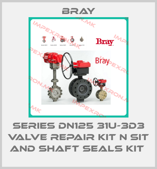 Bray-SERIES DN125 31U-3D3 VALVE REPAIR KIT N SIT AND SHAFT SEALS KIT price