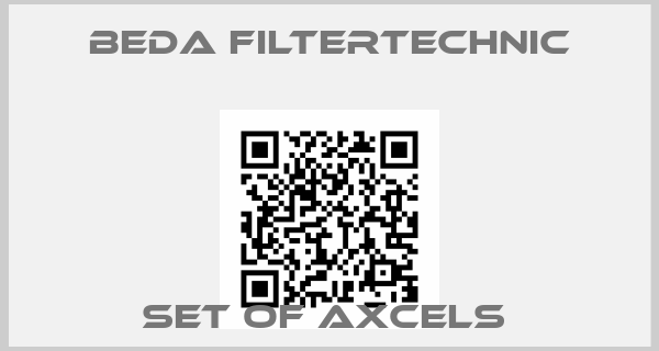 Beda Filtertechnic-SET OF AXCELS price