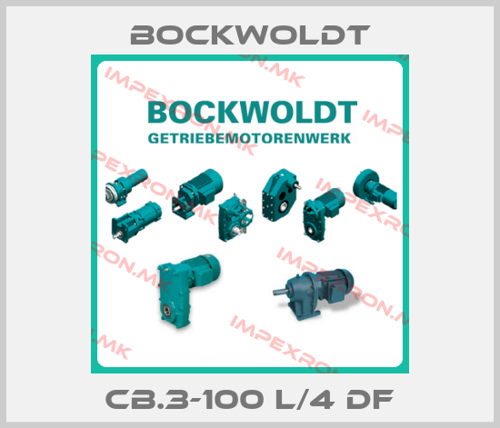 Bockwoldt-CB.3-100 L/4 DFprice
