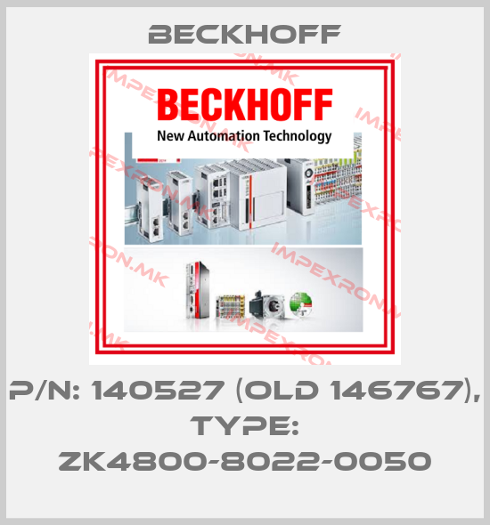 Beckhoff-p/n: 140527 (old 146767), Type: ZK4800-8022-0050price