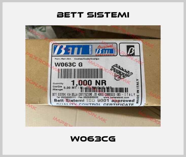 BETT SISTEMI-W063CGprice