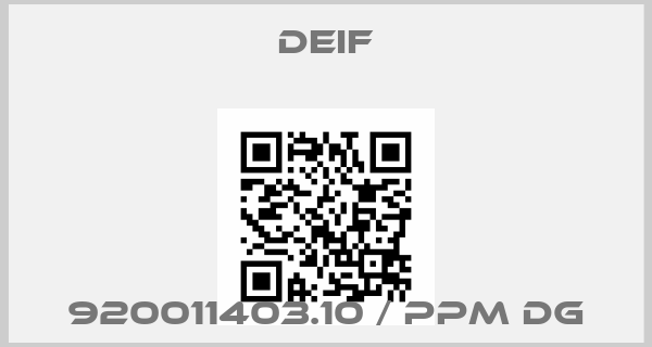 Deif-920011403.10 / PPM DGprice
