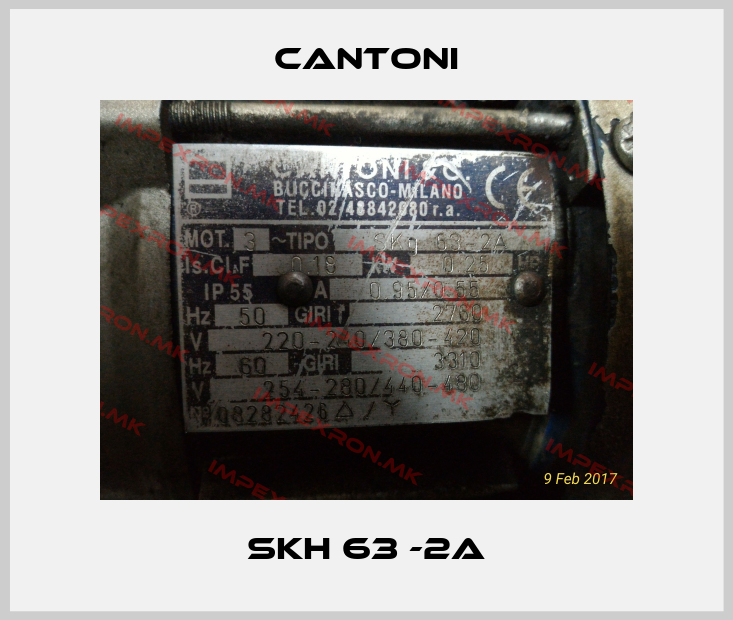 Cantoni-SKH 63 -2Aprice