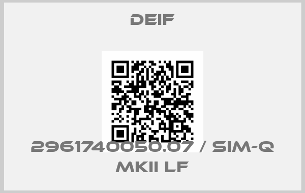 Deif-2961740050.07 / SIM-Q MKII LFprice
