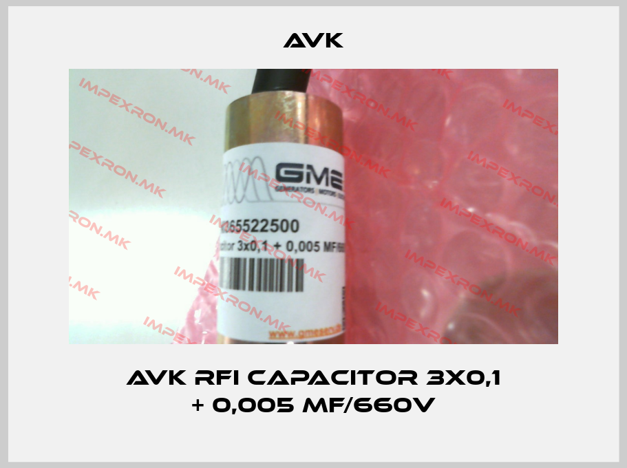 AVK-AvK RFI capacitor 3x0,1 + 0,005 MF/660Vprice