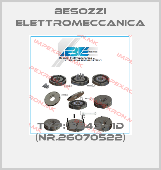 Besozzi Elettromeccanica-Typ: 3343 - 1D (Nr.26070522)price