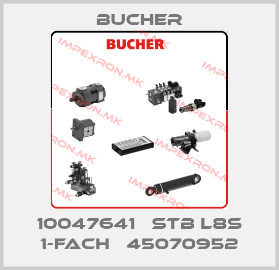 Bucher-10047641   STB L8S 1-FACH   45070952price