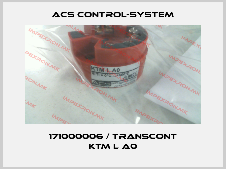Acs Control-System-171000006 / Transcont KTM L A0price