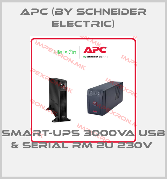 APC (by Schneider Electric)-SMART-UPS 3000VA USB & SERIAL RM 2U 230V price