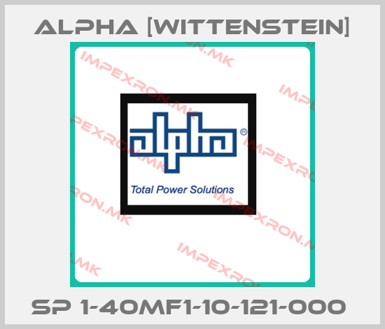 Alpha [Wittenstein]-SP 1-40MF1-10-121-000 price