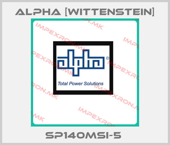 Alpha [Wittenstein]-SP140MSI-5 price