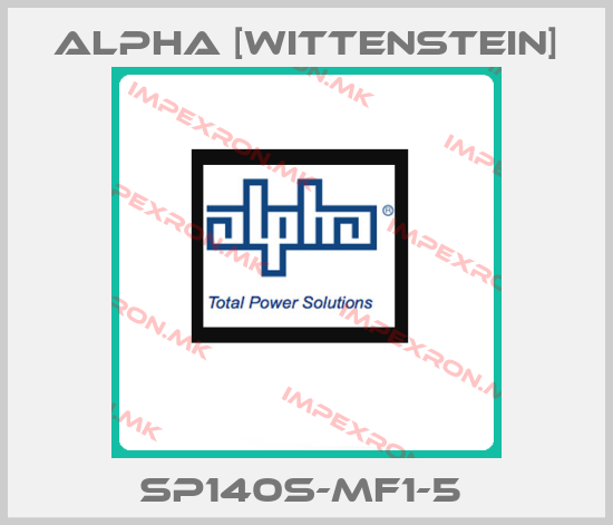 Alpha [Wittenstein]-SP140S-MF1-5 price