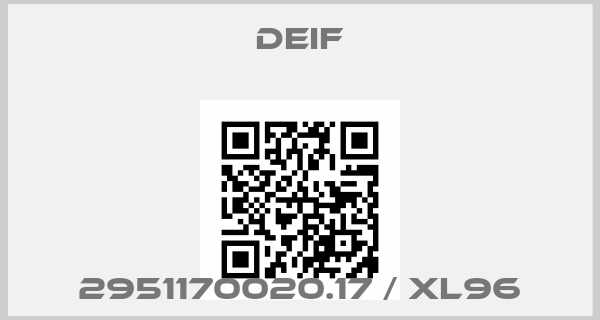 Deif-2951170020.17 / XL96price