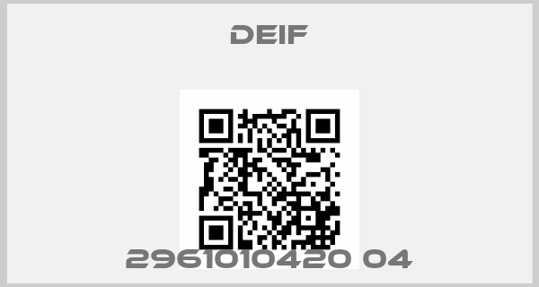 Deif-2961010420 04price