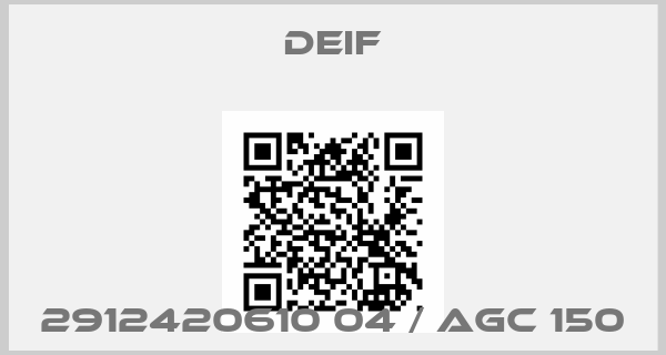 Deif-2912420610 04 / AGC 150price