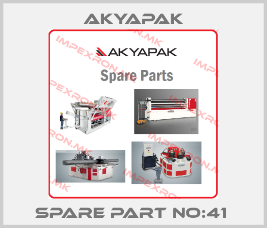 Akyapak-SPARE PART NO:41 price