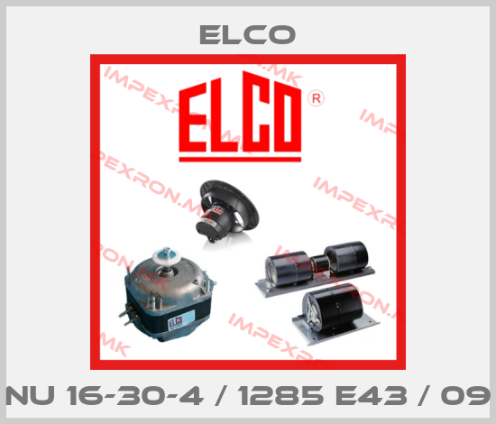 Elco-NU 16-30-4 / 1285 E43 / 09price