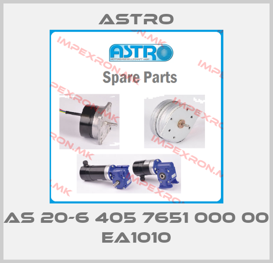 Astro-AS 20-6 405 7651 000 00 EA1010price