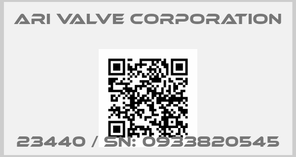 ARI Valve Corporation-23440 / SN: 0933820545price