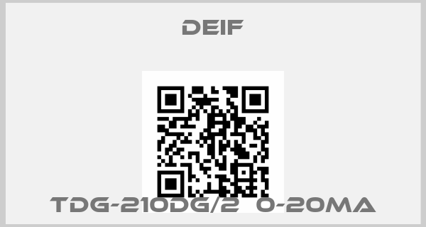 Deif-TDG-210DG/2  0-20mAprice