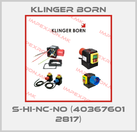Klinger Born-S-Hi-NC-NO (40367601 2817)price