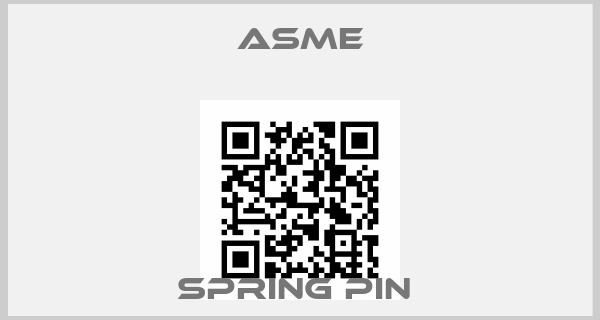 Asme-SPRING PIN price