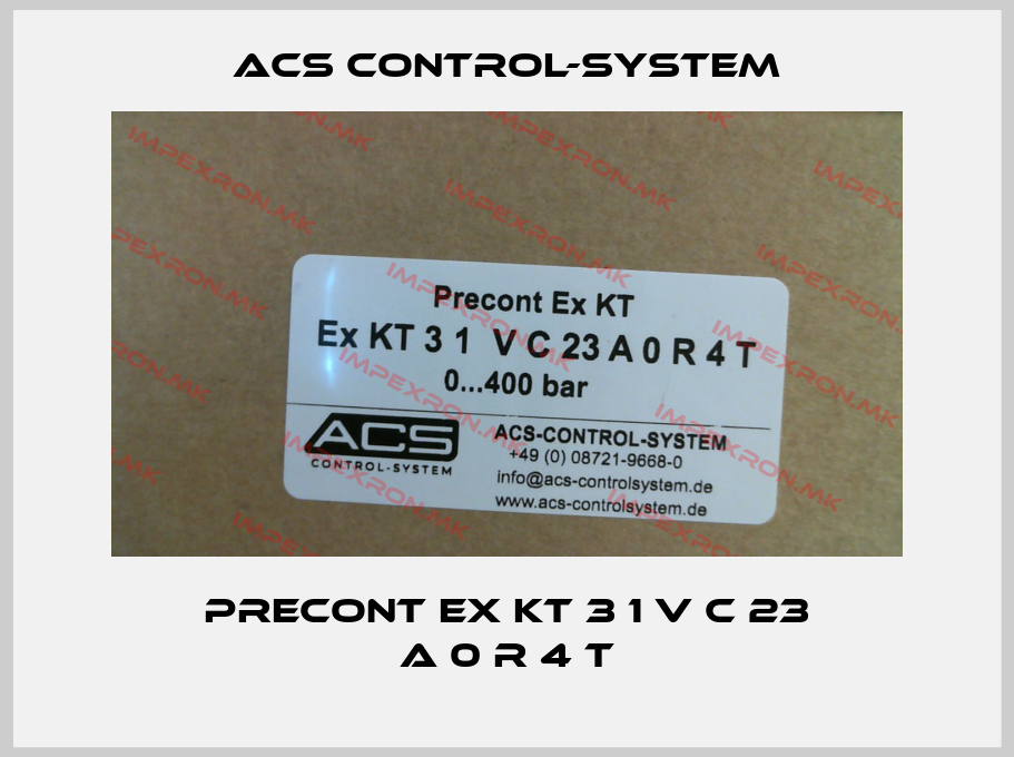 Acs Control-System-Precont Ex KT 3 1 V C 23 A 0 R 4 Tprice