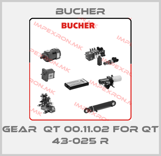Bucher-gear  QT 00.11.02 for QT 43-025 Rprice