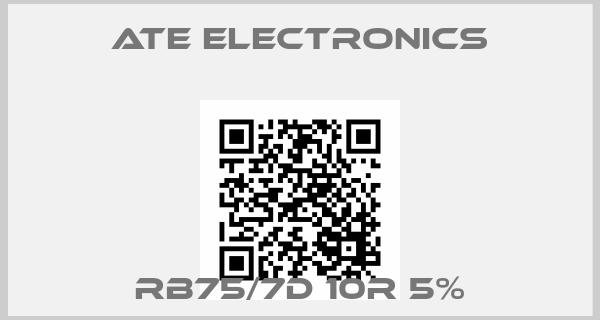 ATE Electronics-RB75/7D 10R 5%price