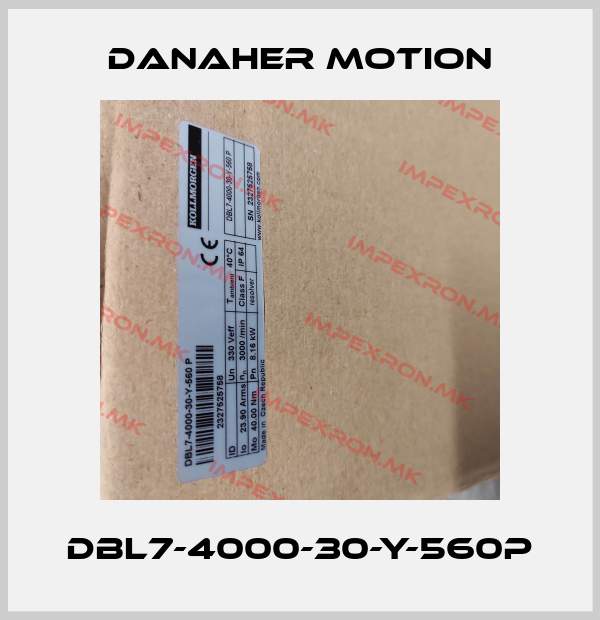 Danaher Motion-DBL7-4000-30-Y-560Pprice