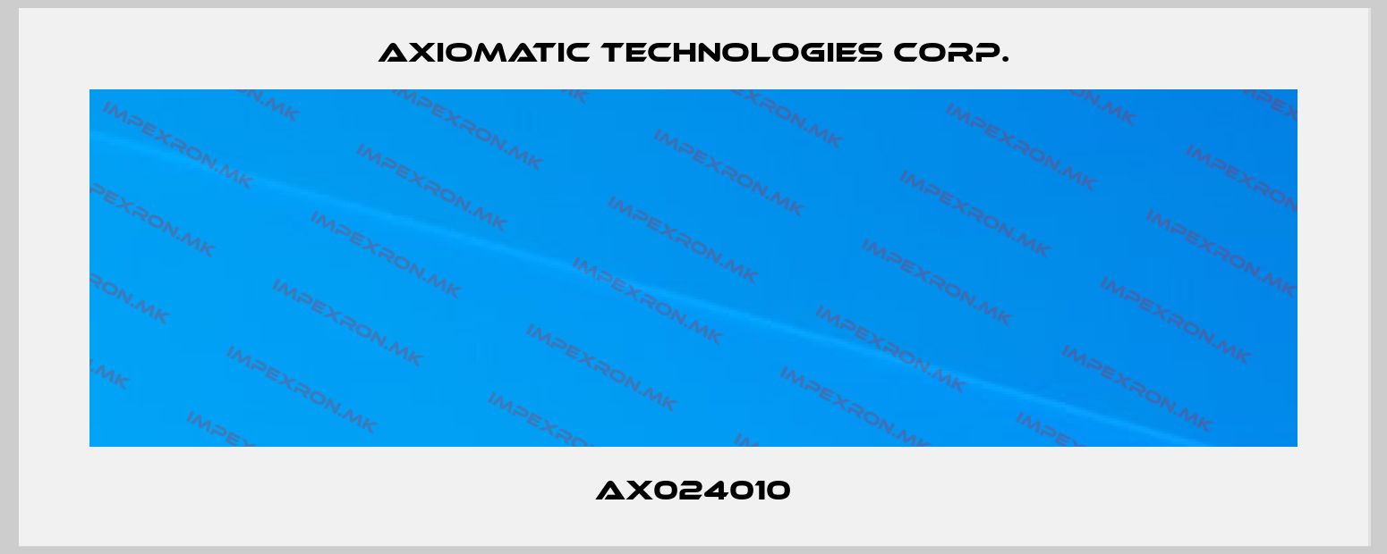 Axiomatic Technologies Corp.-AX024010price