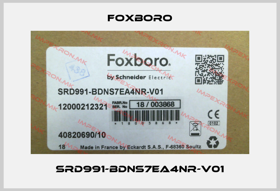 Foxboro-SRD991-BDNS7EA4NR-V01price