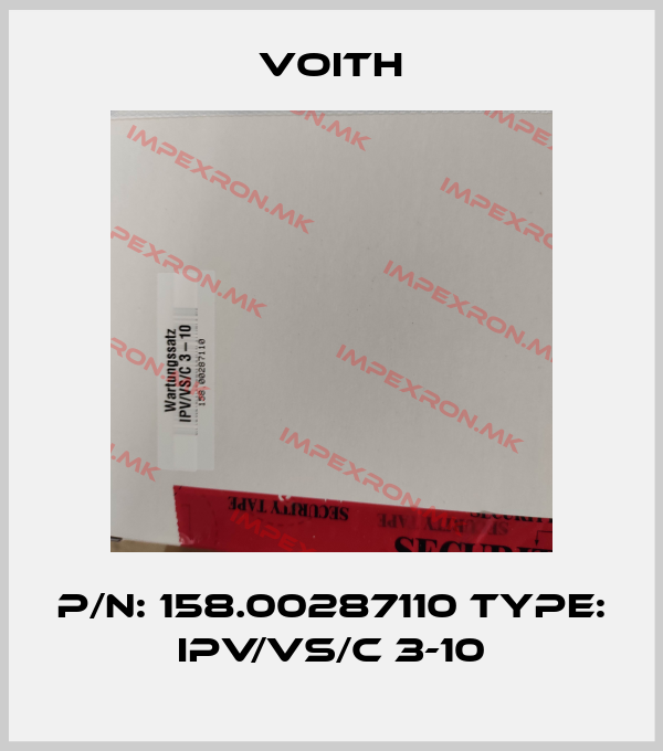 Voith-p/n: 158.00287110 type: IPV/VS/C 3-10price