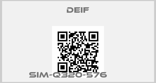 Deif-SIM-Q320-576В АСprice